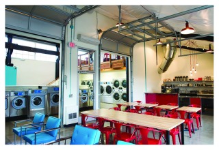Get your homework done with a nice cup of coffee while doing your laundry - at Electrolux equipped Spin Laundry Lounge in Oregon.